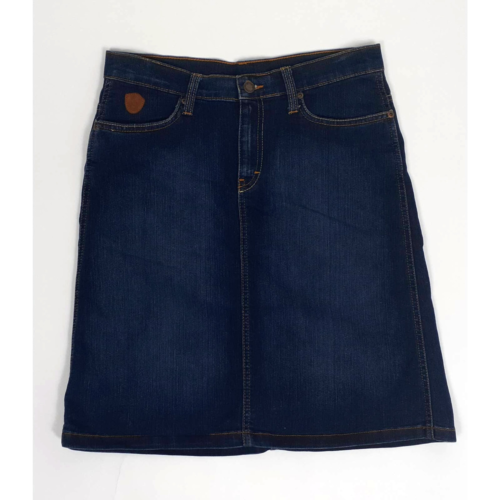 Divided by H&M Womens Size 8 Dark Wash Denim Jean Skirt